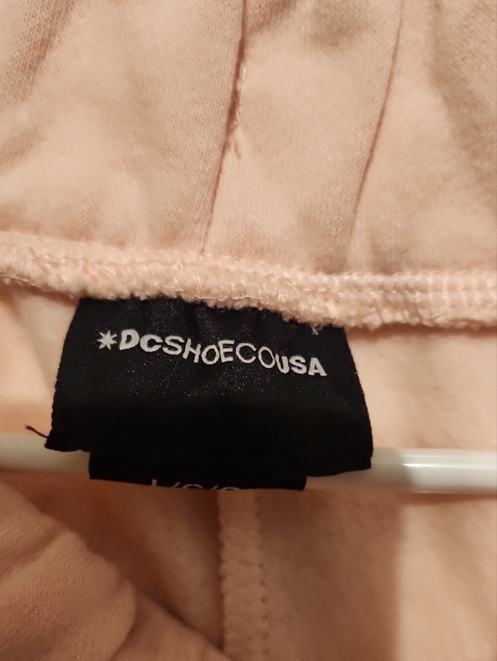 DC Men’s Pale Pink Logo Sweatpants - Picture 3 of 3